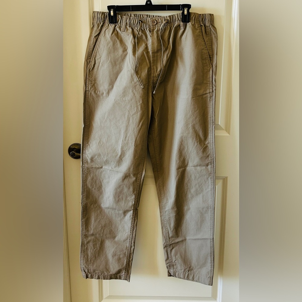 Peter Christian Drawstring Waist
Pants Khaki Tan NWOT